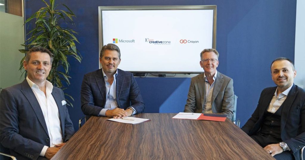 Creative Zone Signs Partnership Agreement with Microsoft and Crayon to Drive Digital Transformation in the UAE's SME Sector