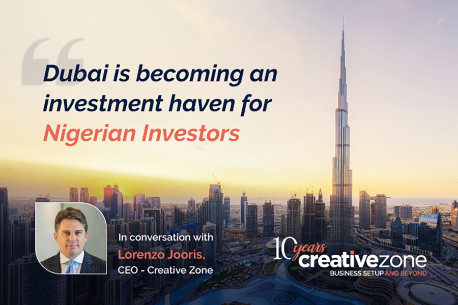 Building Bridges Between The UAE and The Nigerian Business Community, with Lorenzo Jooris, CEO, Creative Zone