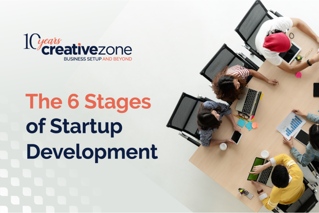 The 6 stages of startup development